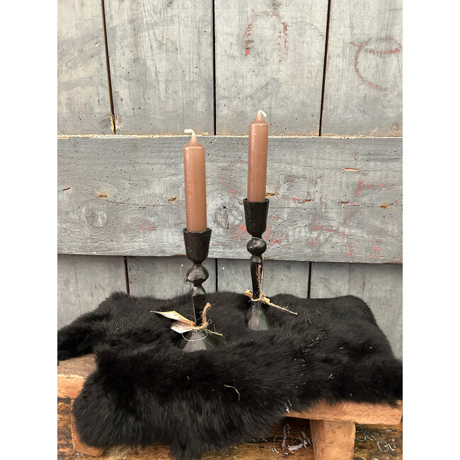 # Kaarsenstandaard zwart - 6 x 16 cm