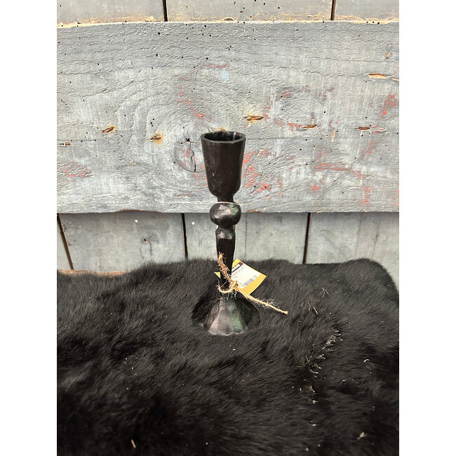 # Kaarsenstandaard zwart - 6 x 16 cm