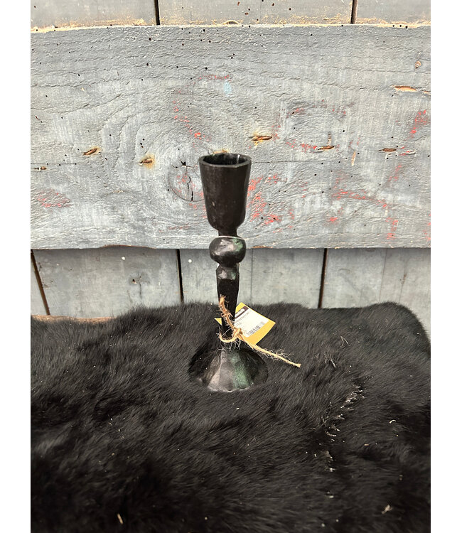# Kaarsenstandaard zwart - 6 x 16 cm
