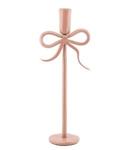 # Kaarsenstandaard bow 30cm roze