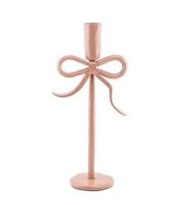 # Kaarsenstandaard bow 25cm roze