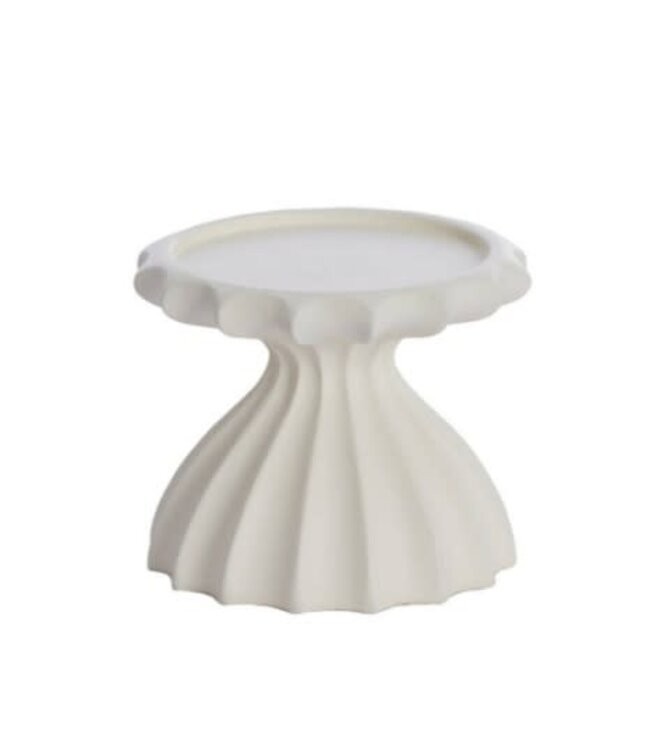 # Kaarsenhouder Ø9x7,5 cm SIDARI crème