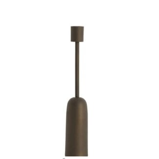 Candle stick Ø5x28 cm YASILO dark bronze