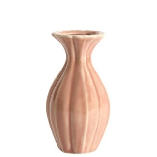 Vase deco Ø8,5x15,5 cm SHIREL ceramics pink