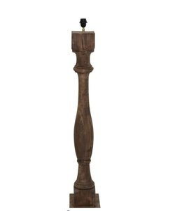 @ Vloerlamp 23x23x125 cm ROBBIA hout donker bruin