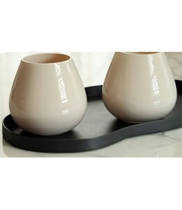 # Kaarshouder Tasman XS ivory Ø12,5 x H11,5 cm - per stuk