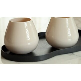 # Kaarshouder Tasman XS ivory Ø12,5 x H11,5 cm - per stuk