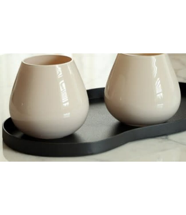 # Kaarshouder Tasman XS ivory Ø12,5 x H11,5 cm - per stuk