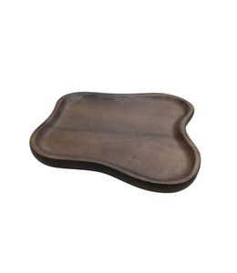 # Dienblad Breckenridge M walnut Ø35 x H35 cm