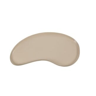 Metalen dienblad kidney sand - 	52x24x2cm