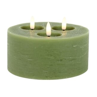 Countryfield # Stompkaars Ø15CM LED ro Lyon S l.groen-15x15x10CM