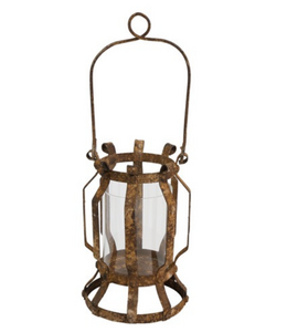 Countryfield # Windlicht ro Ottilia S roest-12,5x12x34,5CM