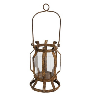 Countryfield # Windlicht ro Ottilia S roest-12,5x12x34,5CM