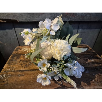 Countryfield # Boeket Monique wit-20x20x42CM