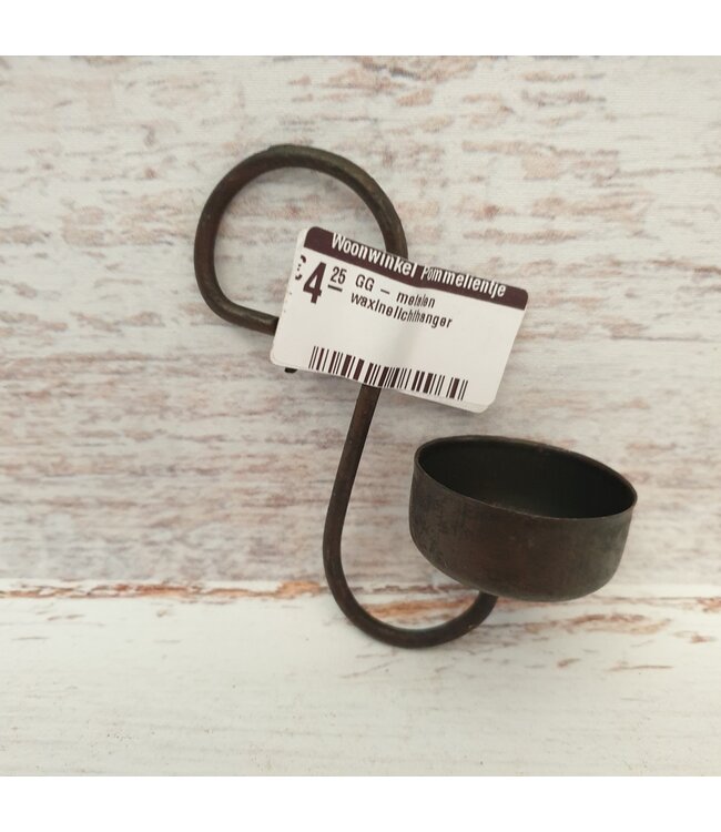 # GG - metalen waxinelichthanger - 10 x 5 x 10 cm