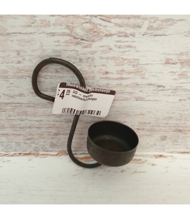# GG - metalen waxinelichthanger - 10 x 5 x 10 cm