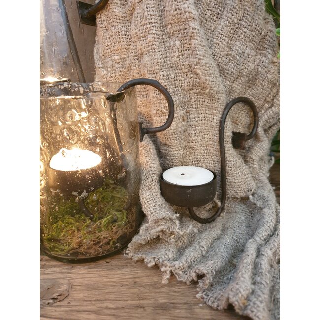 # GG - metalen waxinelichthanger - 10 x 5 x 10 cm