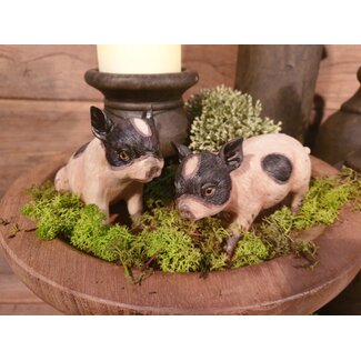 ## Varkens - 4 assortie - 12,5cm - per stuk - random verzonden/uitzoeken alleen in winkel Hellum