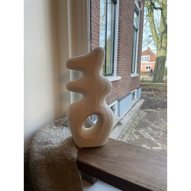 Countryfield ## wordt niet verzonden - Ornament Clark S wit-L13,8B6,5H28CM