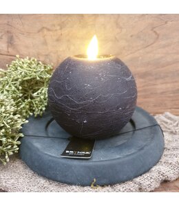 ## wordt niet verzonden - Plate atmosphere majestick black ss - 18 x 2 cm