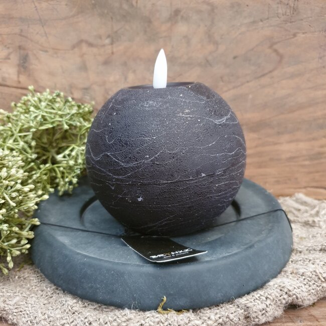 ## wort niet verzonden - Plate atmosphere majestick black ss - 18 x 2 cm