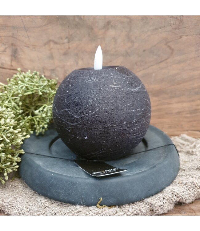 ## wordt niet verzonden - Plate atmosphere majestick black ss - 18 x 2 cm