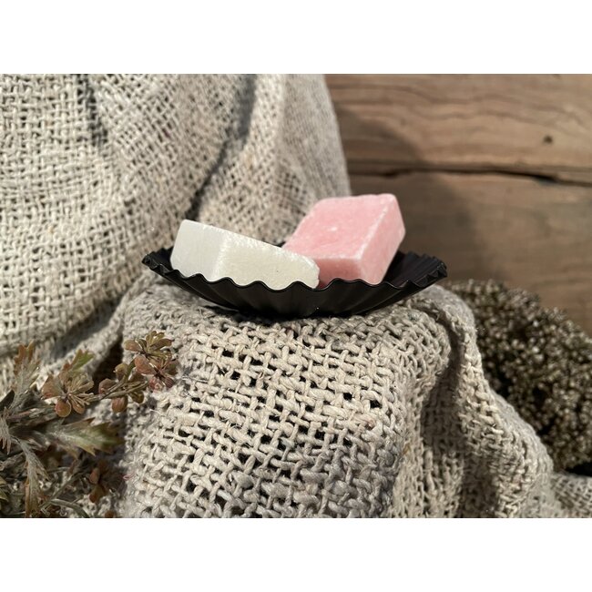 ## Zwart amberschaaltje 8 cm