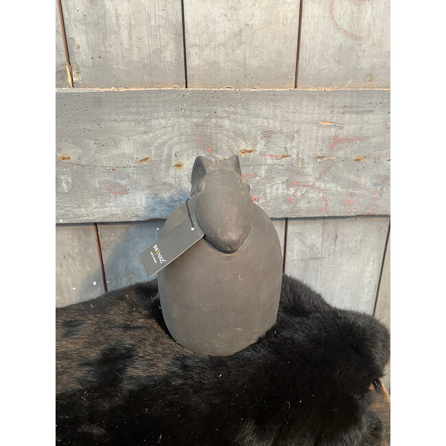 ## wordt niet verzonden  - Antraciet haasje "Ancient Soil" 12 X 16 CM cm - de grootste