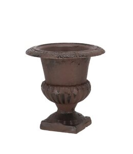 # Franse vaas - gietijzer - 14 x 14 cm