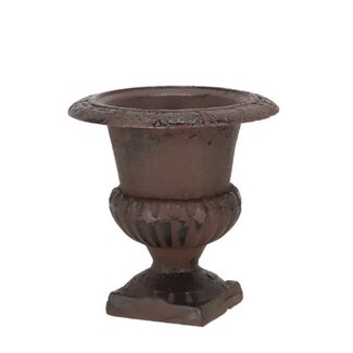 ## Franse vaas - gietijzer - 14 x 14 cm