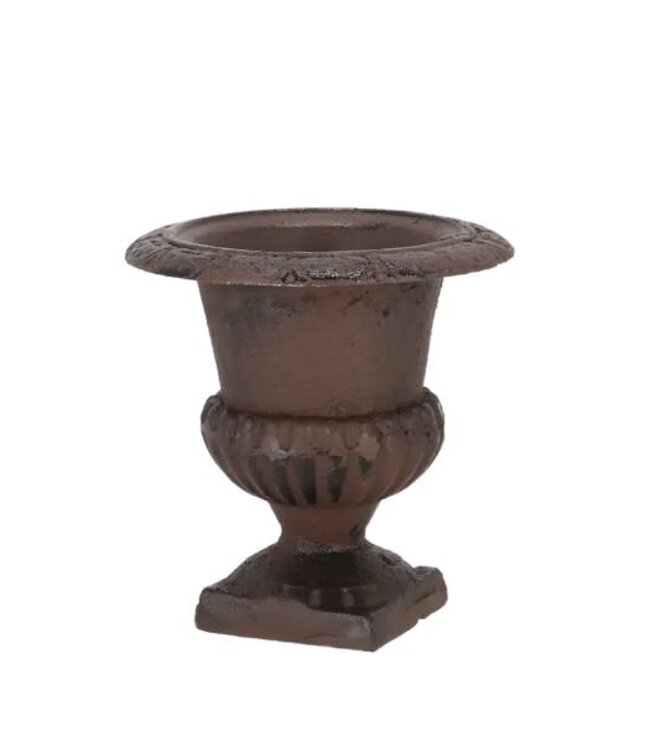 # Franse vaas - gietijzer - 14 x 14 cm
