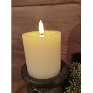 Countryfield # Stompkaars rustiek dia 7,5 cm led Lyon - creme
