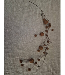 ## Tak met roestige bellen - kerstbeltak - L - ca. 80 cm