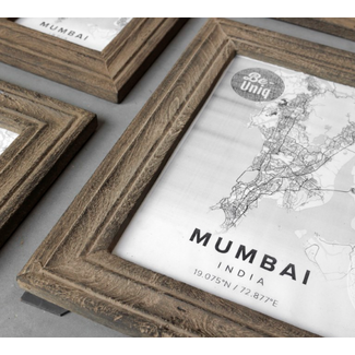 ## wordt niet verzonden - Fotolijst Mumbai S | Japan Finish - Afmeting ca. (HxBxD) 24x20x2 cm