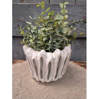 Countryfield Bloempot - aardewerk - ca.  19 x 14 cm