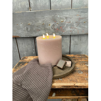 Countryfield # Stompkaars Ø15CM LED ro Lyon L grijs-L15B15H17,5CM