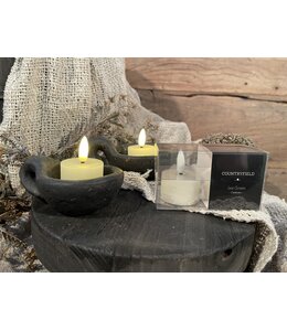 Countryfield # Crèmekleurige LED waxinelichtjes 4 cm