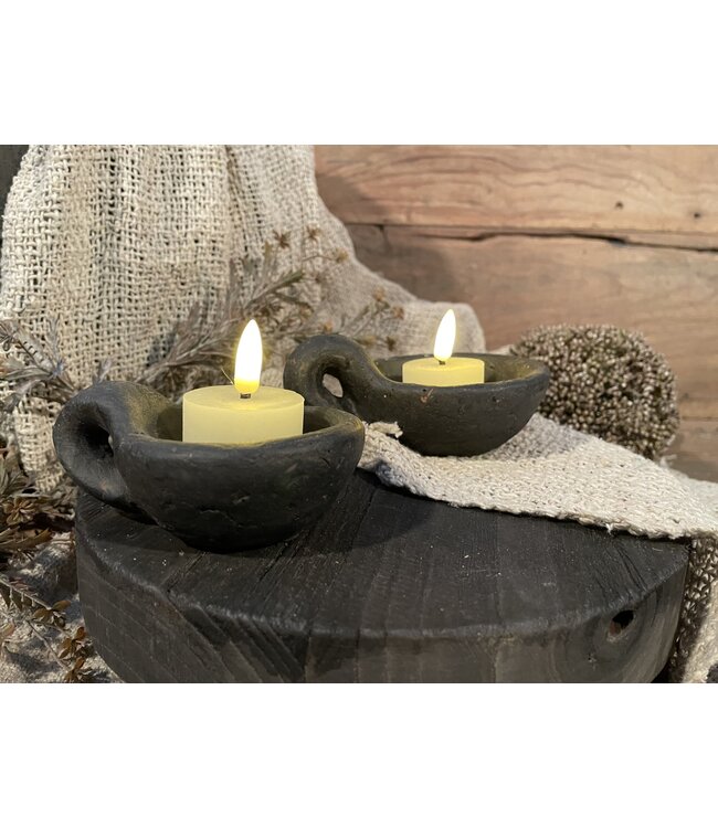 Countryfield # Crèmekleurige LED waxinelichtjes 4 cm