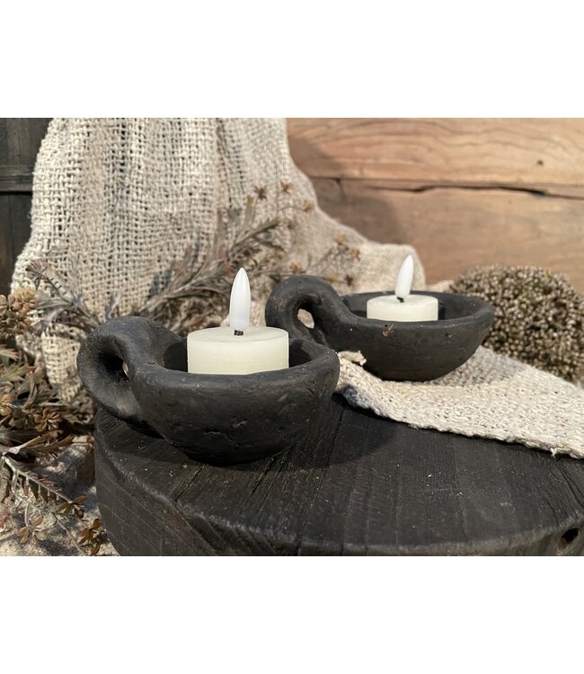 Countryfield # Crèmekleurige LED waxinelichtjes 4 cm