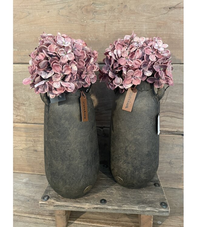# Hortensia - paars/roze - 18 x 18 x 45 cm