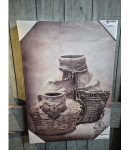 # Schilderij leemmanden - 70 x 50 cm - canvas