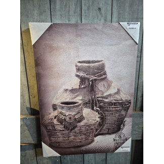 # Schilderij leemmanden - 70 x 50 cm - canvas