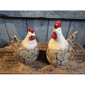 Countryfield # Kip Ravi L a2 grijs/bruin ca. 14 cm x 10 cm - per stuk