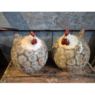 Countryfield # Kip dik Tim XL a2 grijs/bruin - per stuk - ca. 20 x 20 cm