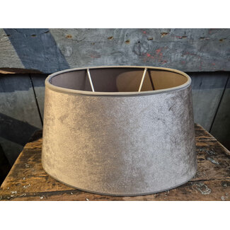 2008 - OV schuin - lampenkap - 35 x 22 onder - 26 x 17 boven - champagne velours