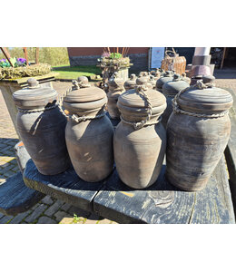 # Mix - houten pot met deksel - per stuk