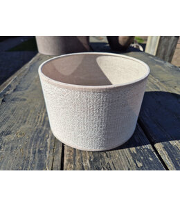 # 2001 - KKL - lampenkap - creme linnen - 20 cm