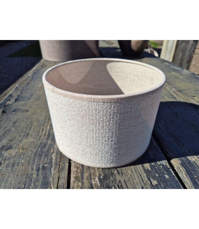 # 2001 - KKL - lampenkap - creme linnen - 20 cm