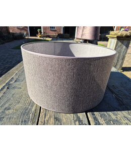 # 1005 - KKL - lampenkap - donkerbruin linnen - 40 cm