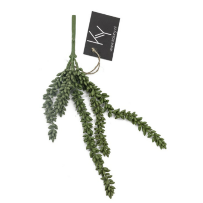 Erwten plant - groen - kunst - 10x2,5x33cm